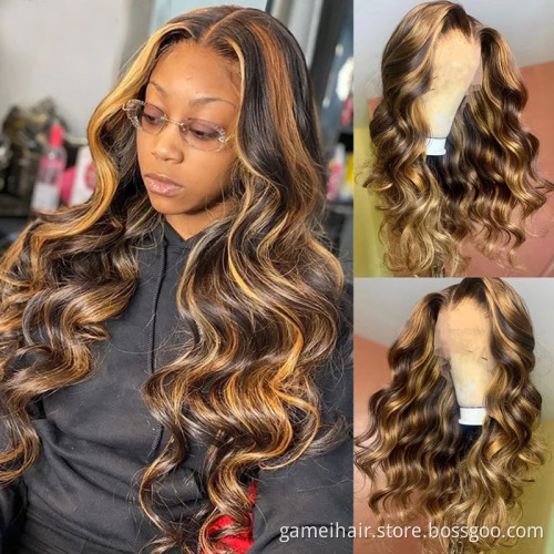 For Black Women Cheap Hd Full Lace Front Human Hair Wig Raw Indian Virgin Natural Hair Loose Wave Transparent Lace Closure Wig